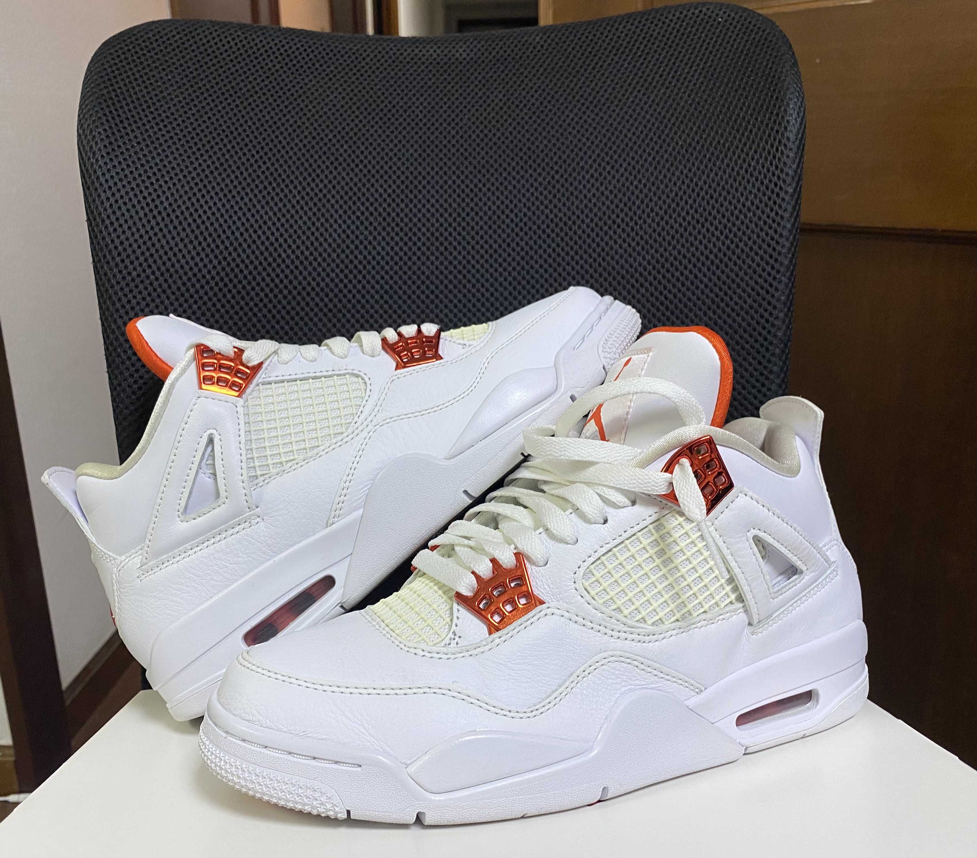 Nike Air Jordan 4 Retro "White/Team Orange"