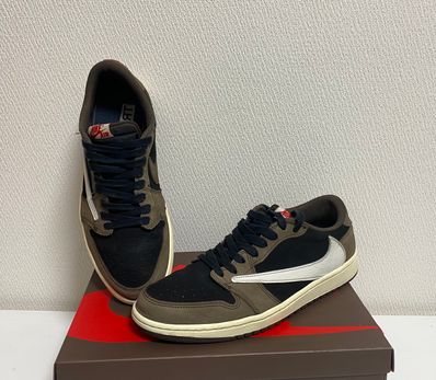 Travis Scott × Nike Air Jordan 1 Low OG SP-T "Black/Dark Mocha"