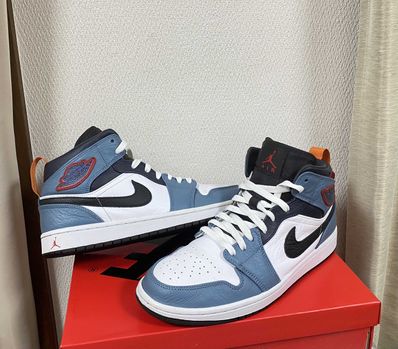 FACETASM × Nike Air Jordan 1 Mid "White/Navy"