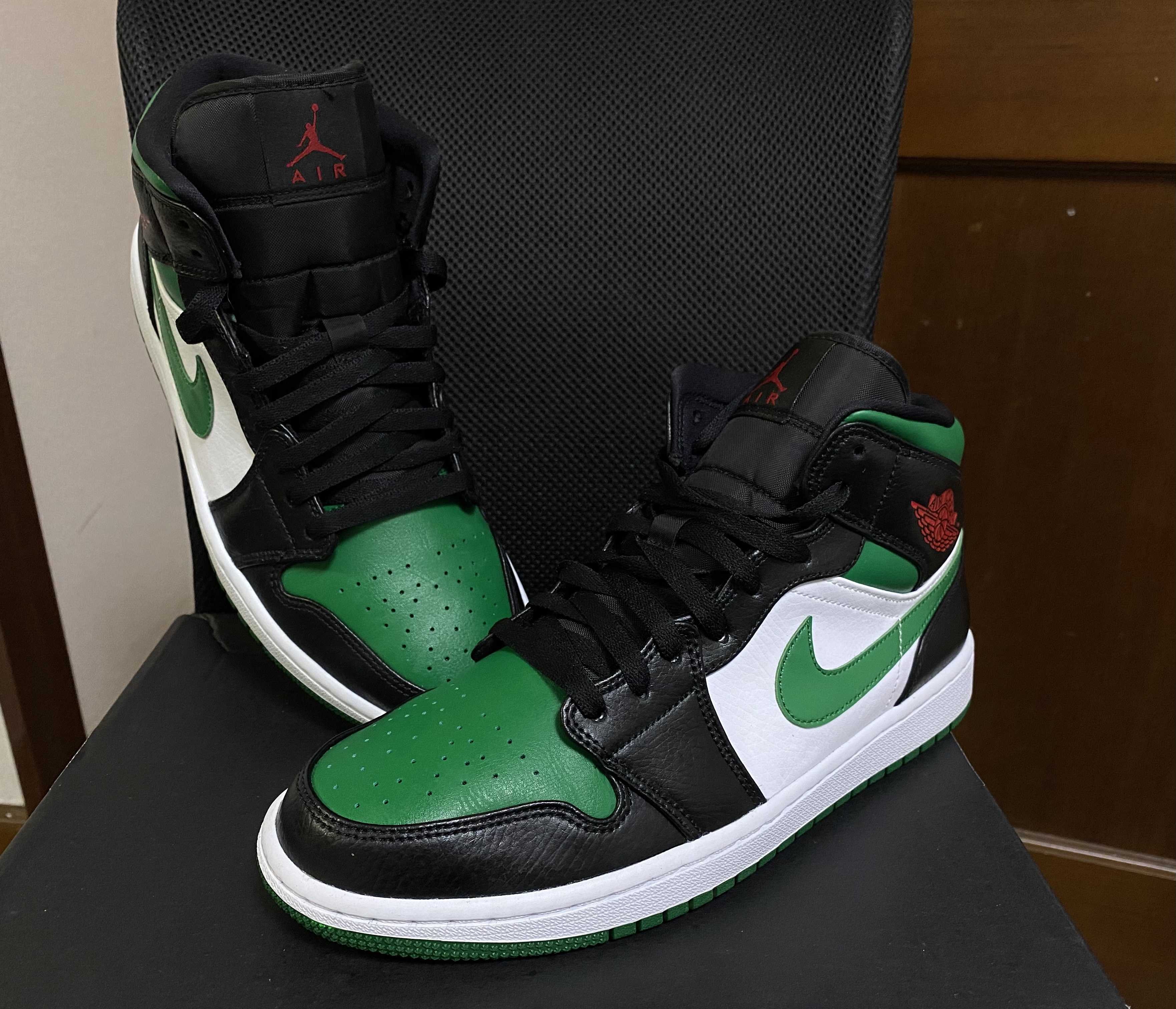 NIKE AIR JORDAN 1 MID "PINE GREEN"
