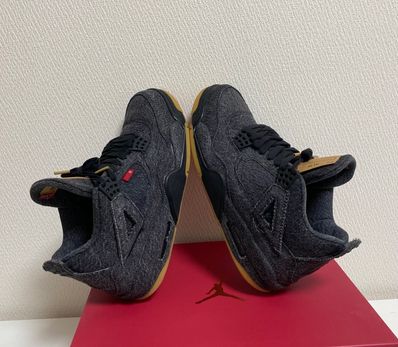 Nike × Levi's Air Jordan 4 "Black Denim" (Tag: ®)