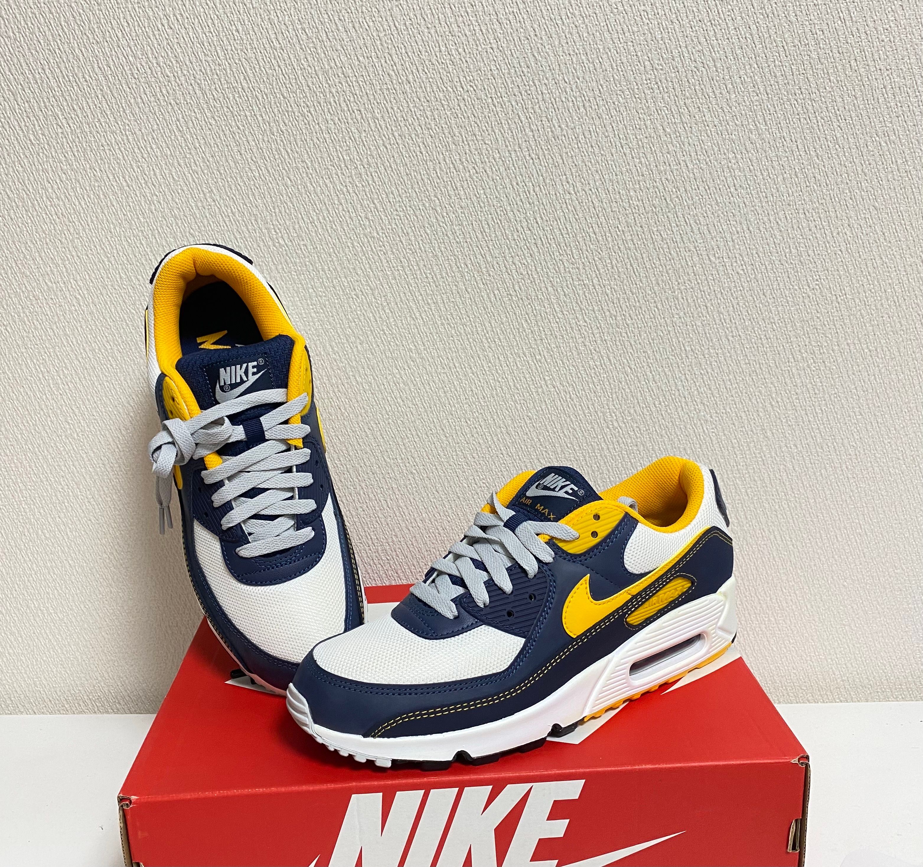 NIKE AIR MAX 90 "NAVY/GOLD"
