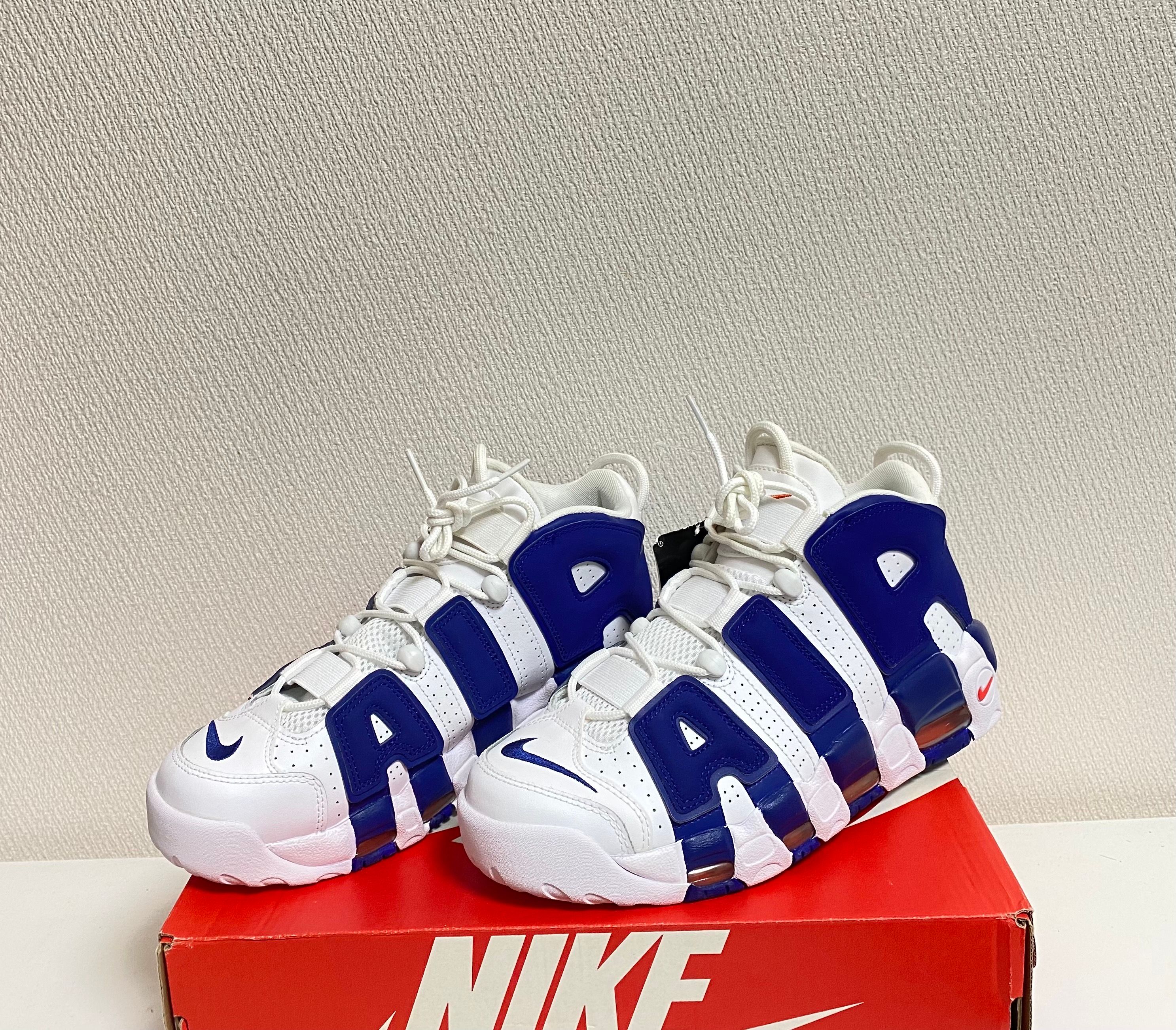 NIKE AIR MORE UPTEMPO 96 "WHITE/DEEP ROYAL BLUE"