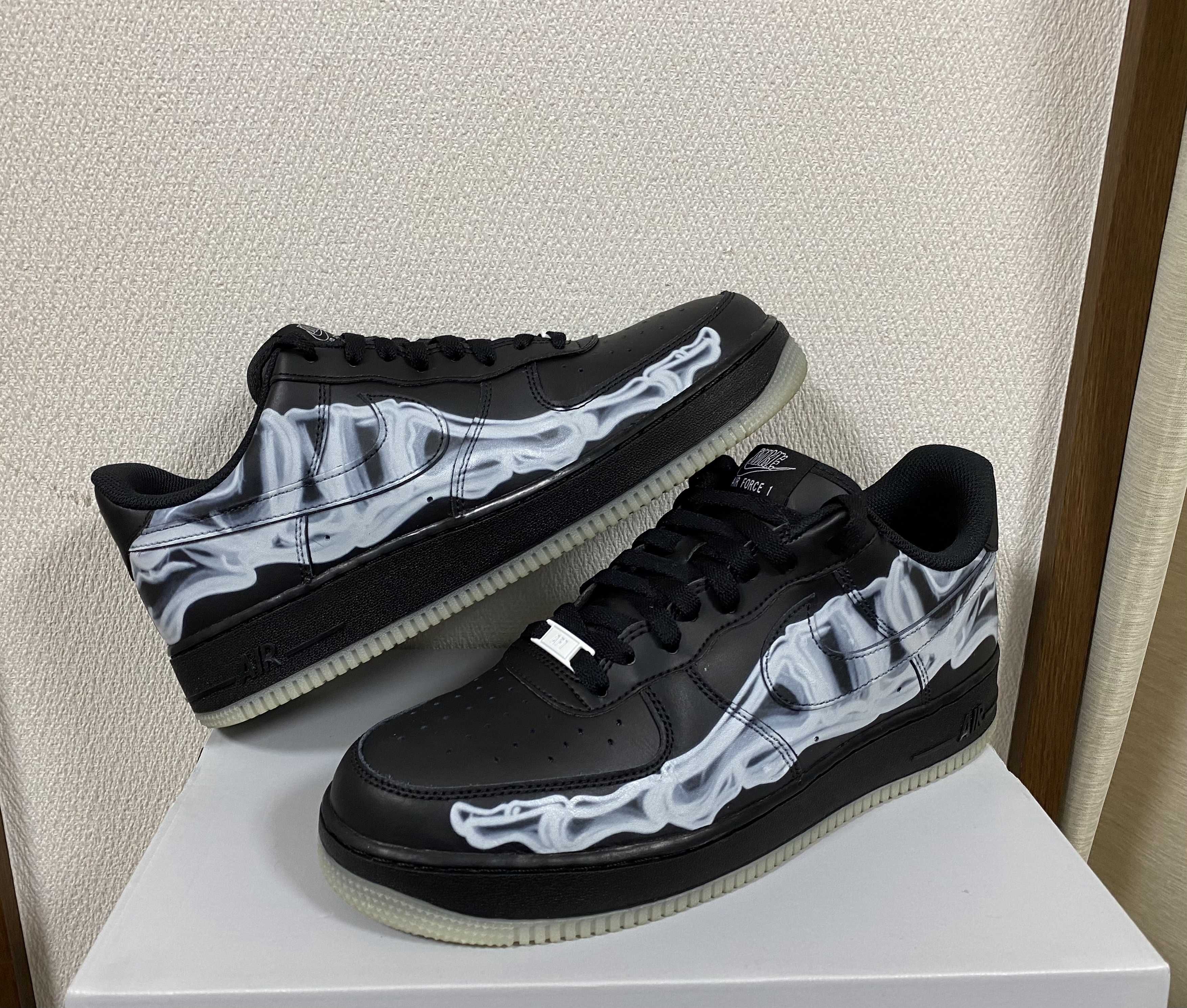 Nike Air Force 1 Low "Black Skeleton"