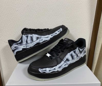 Nike Air Force 1 Low "Black Skeleton"