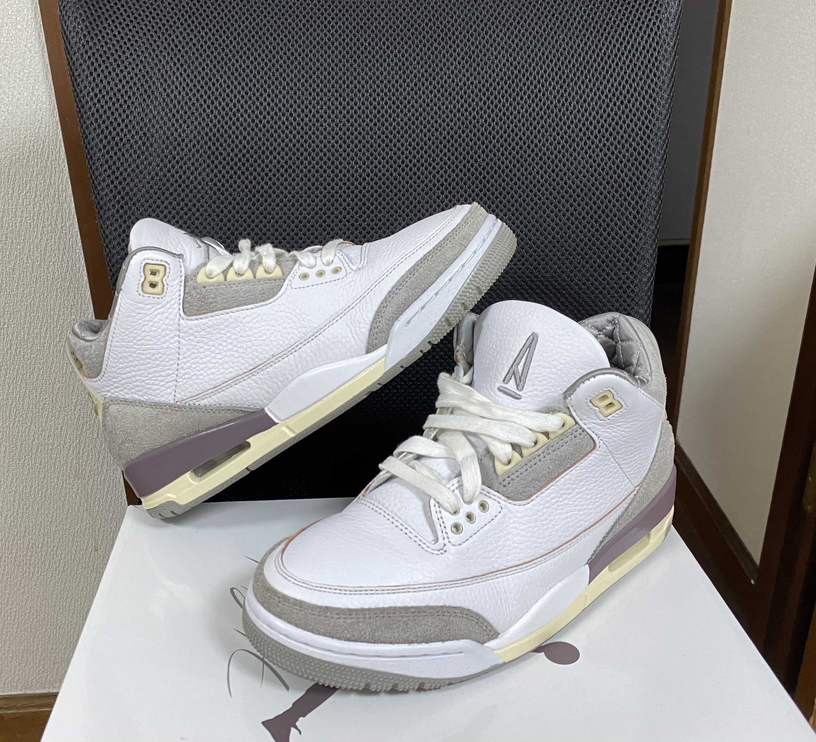A Ma Maniere × Nike Women's Air Jordan 3 Retro SP "White/Medium Grey Violet Ore"