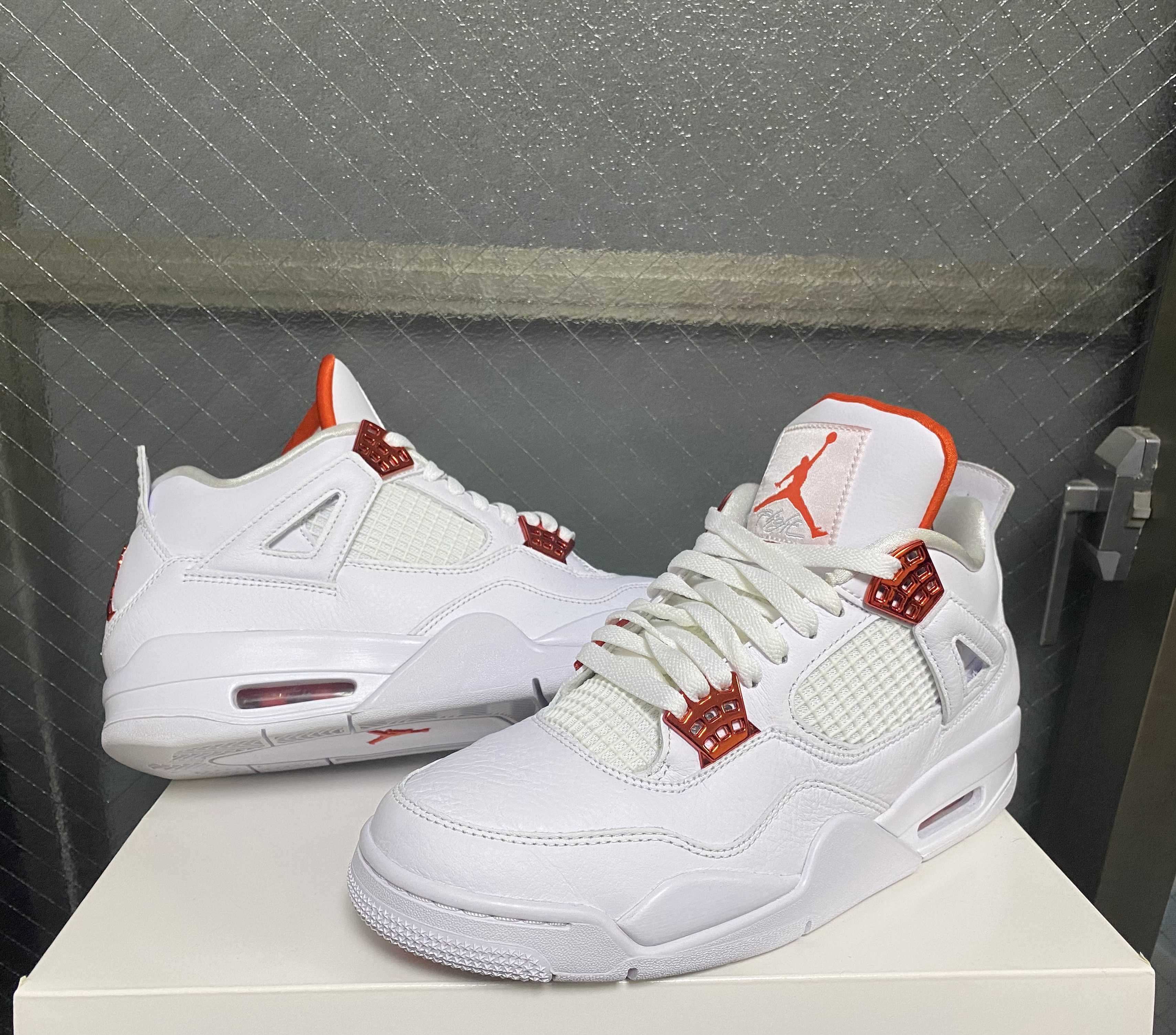 Nike Air Jordan 4 Retro "White/Team Orange"