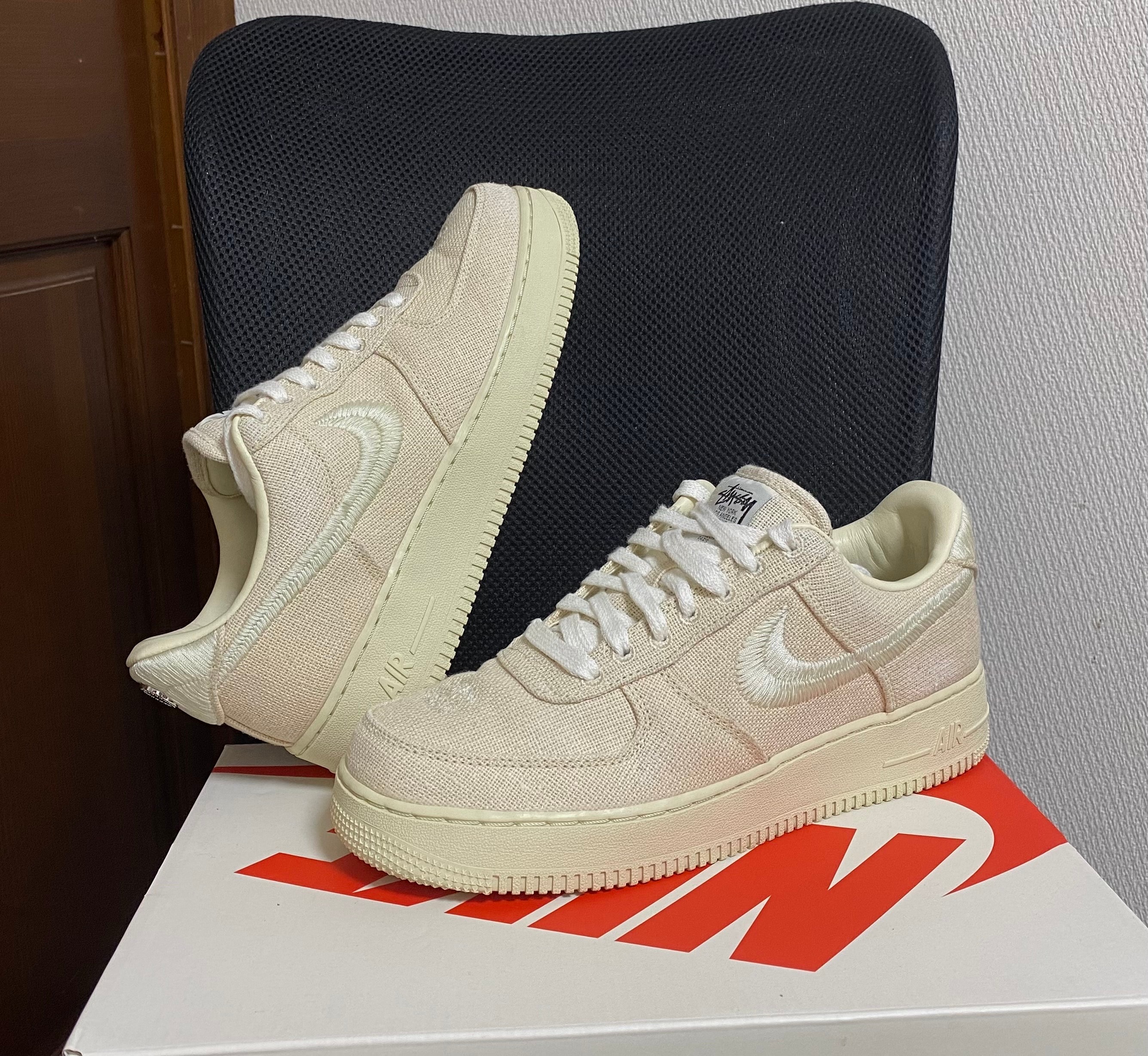 Stussy × Nike Air Force 1 Low "Fossil Stone"