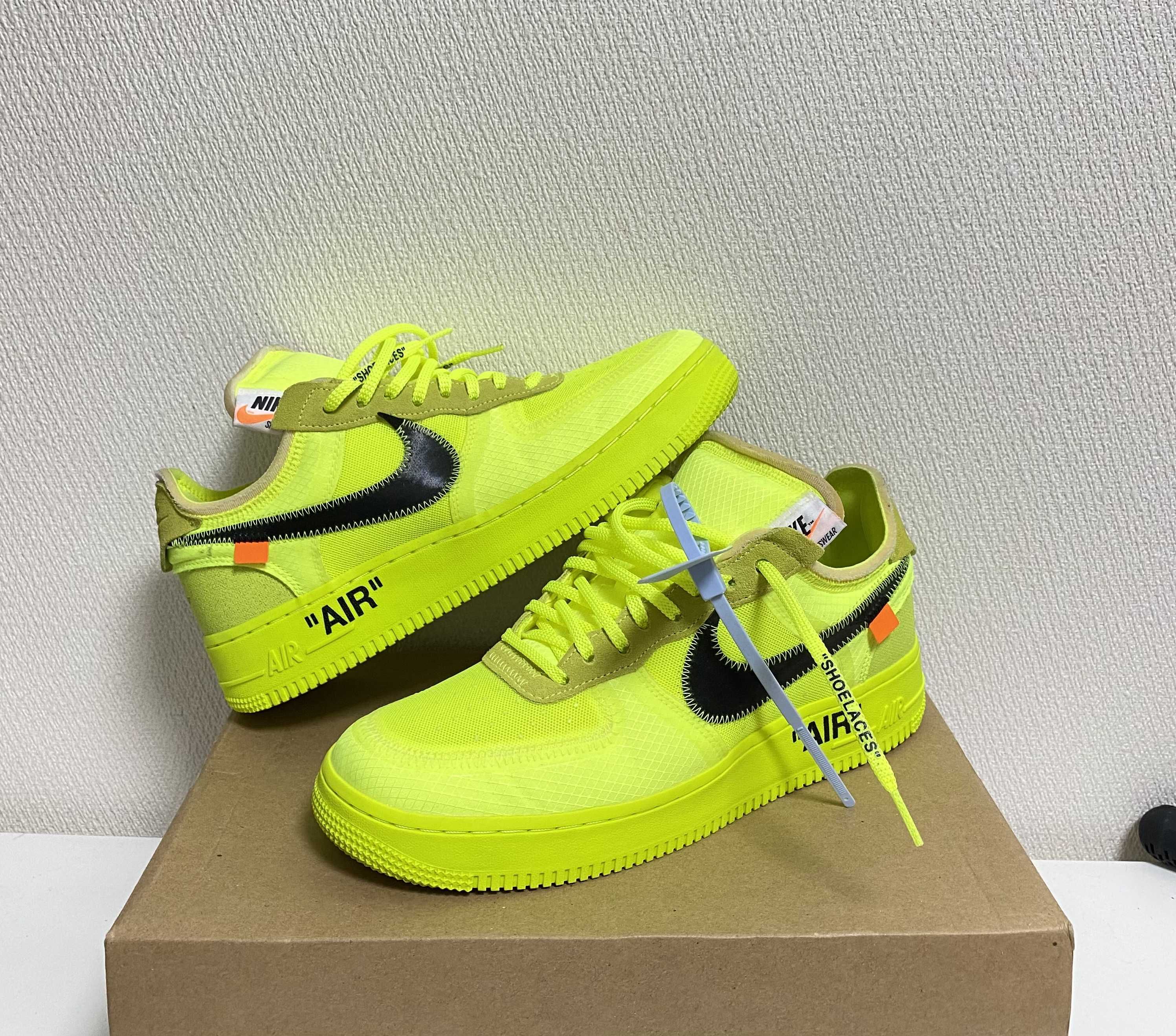 Off-White × Nike Air Force 1 Low "Volt"
