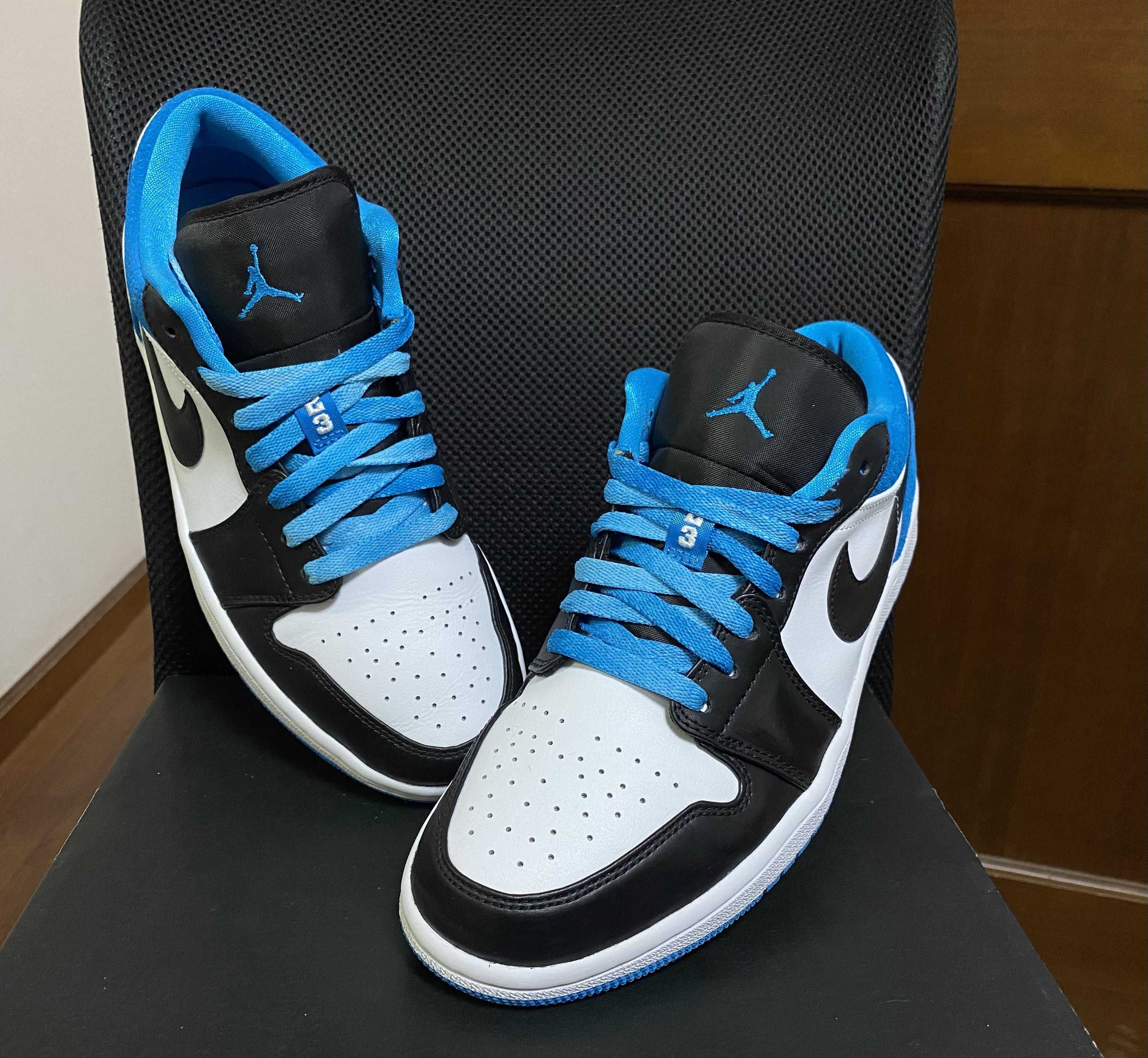 Nike Air Jordan 1 Low SE "Black/Laser Blue/White"