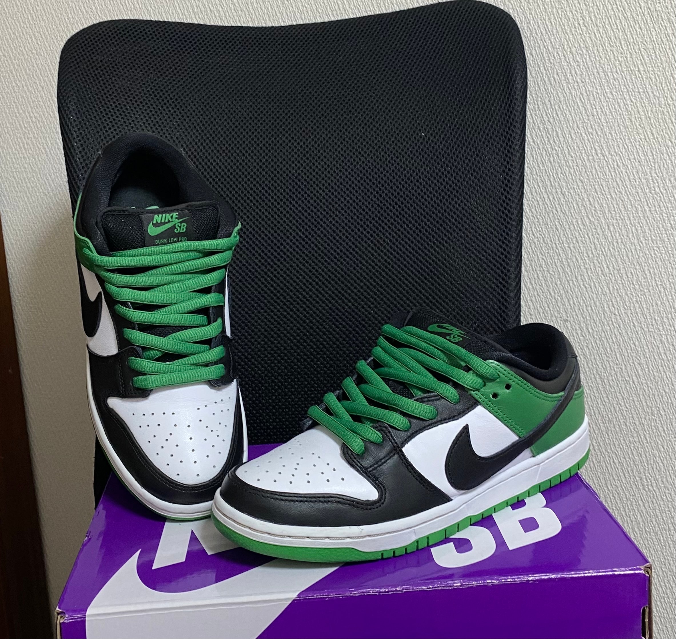 Nike SB Dunk Low Pro "Black and Classic Green"