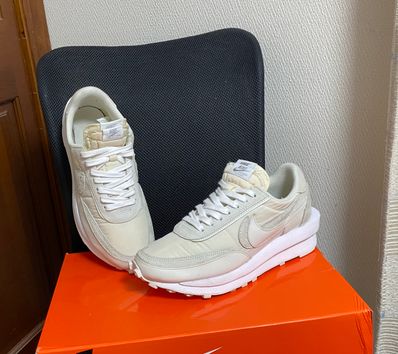 sacai × Nike LDV Waffle "Triple White"