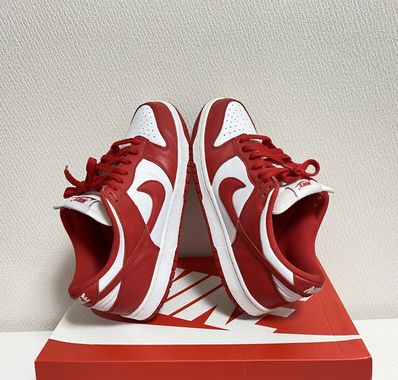 Nike Dunk Low SP "White and University Red"