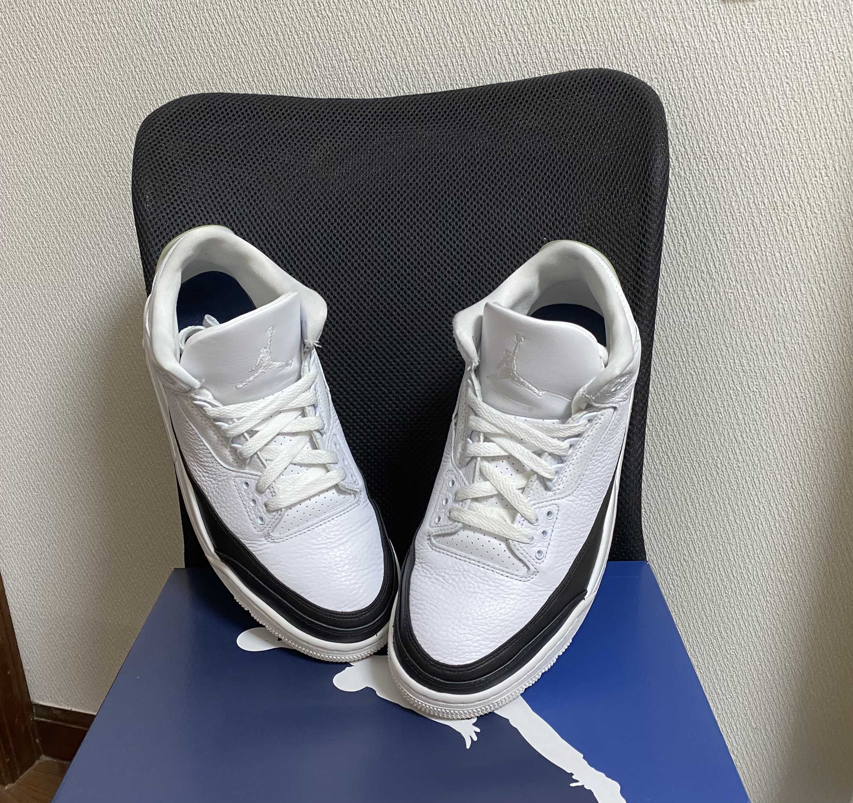 Fragment × Nike Air Jordan 3 "White/Black"