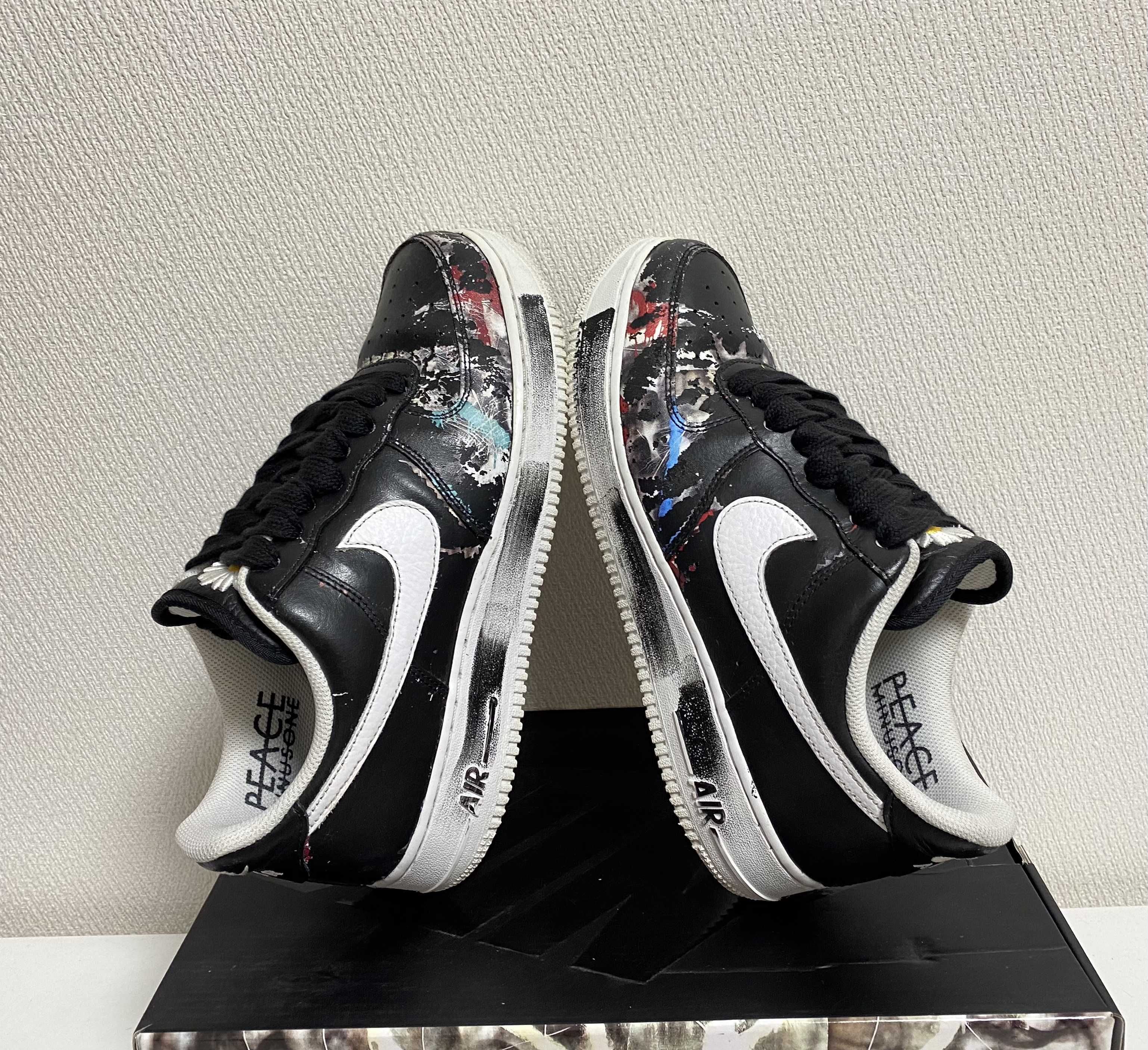 PEACEMINUSONE × Nike Air Force 1 Low Para Noise "Black" / G-DRAGON