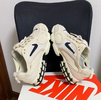 Stussy × Nike Air Zoom Spiridon CG 2 "Fossil/Black"