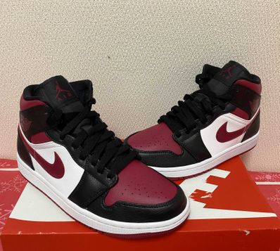 NIKE AIR JORDAN 1 MID "BLACK/RED/WHITE"