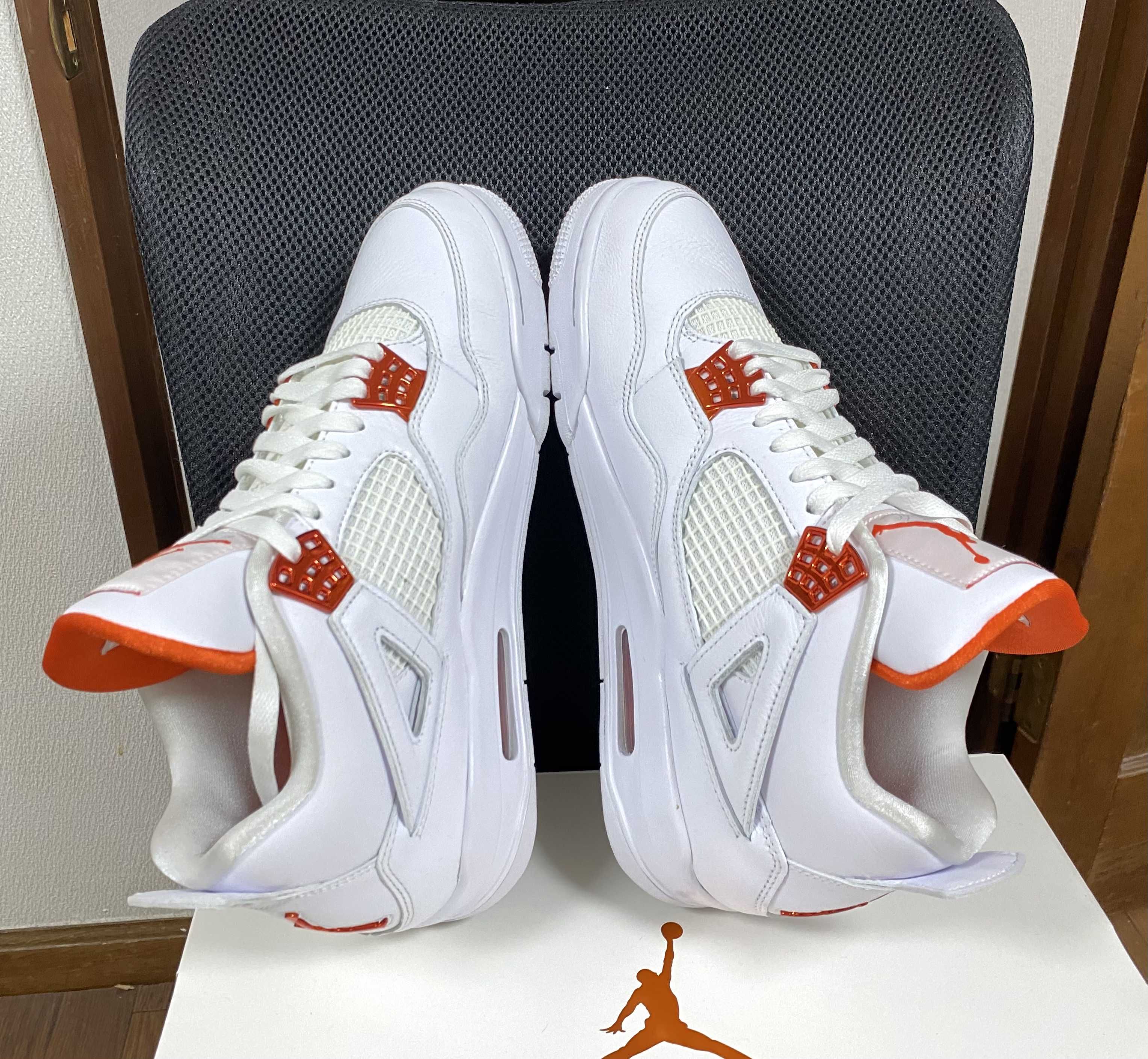 Nike Air Jordan 4 Retro "White/Team Orange"