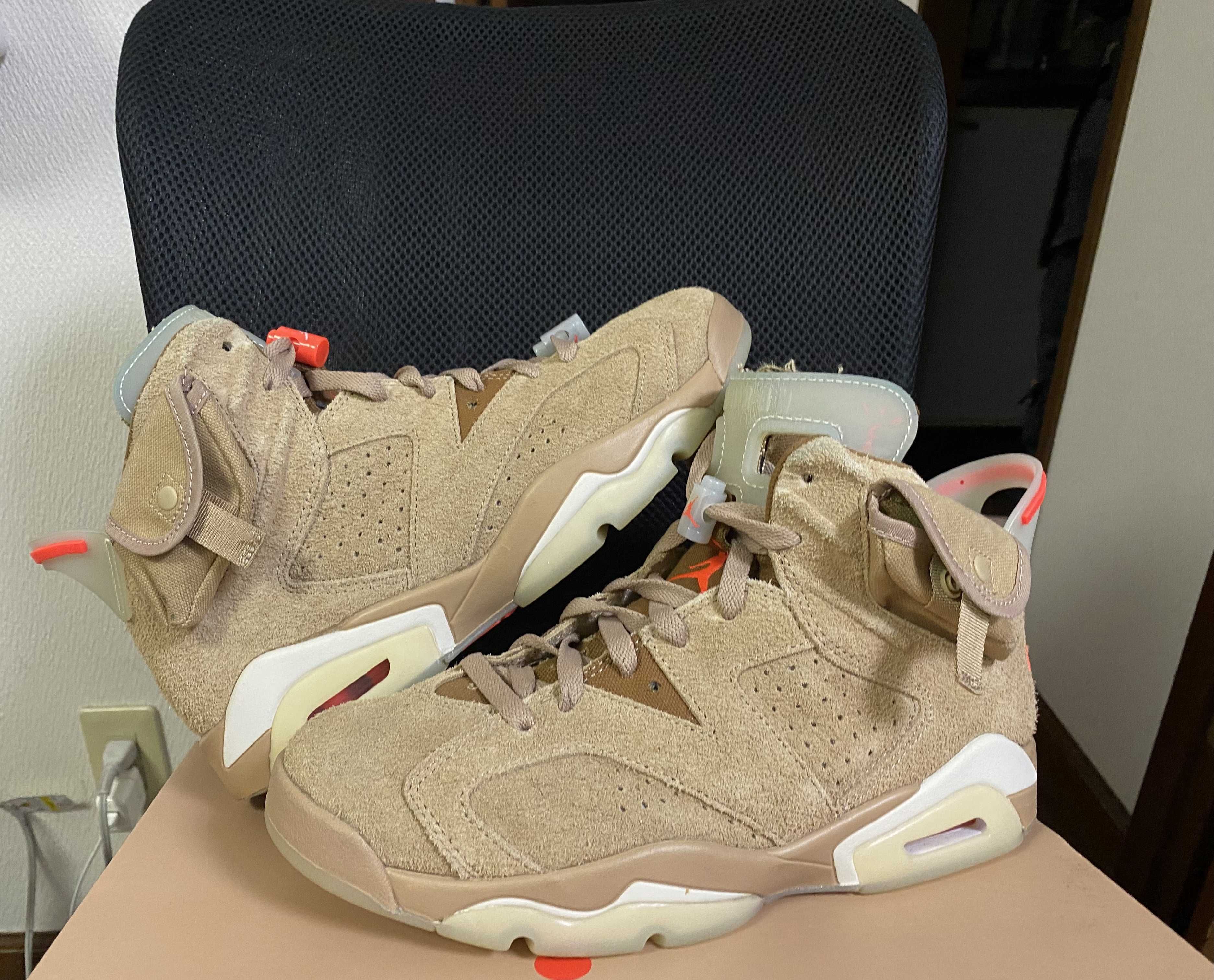 Travis Scott × Nike Air Jordan 6 "British Khaki"