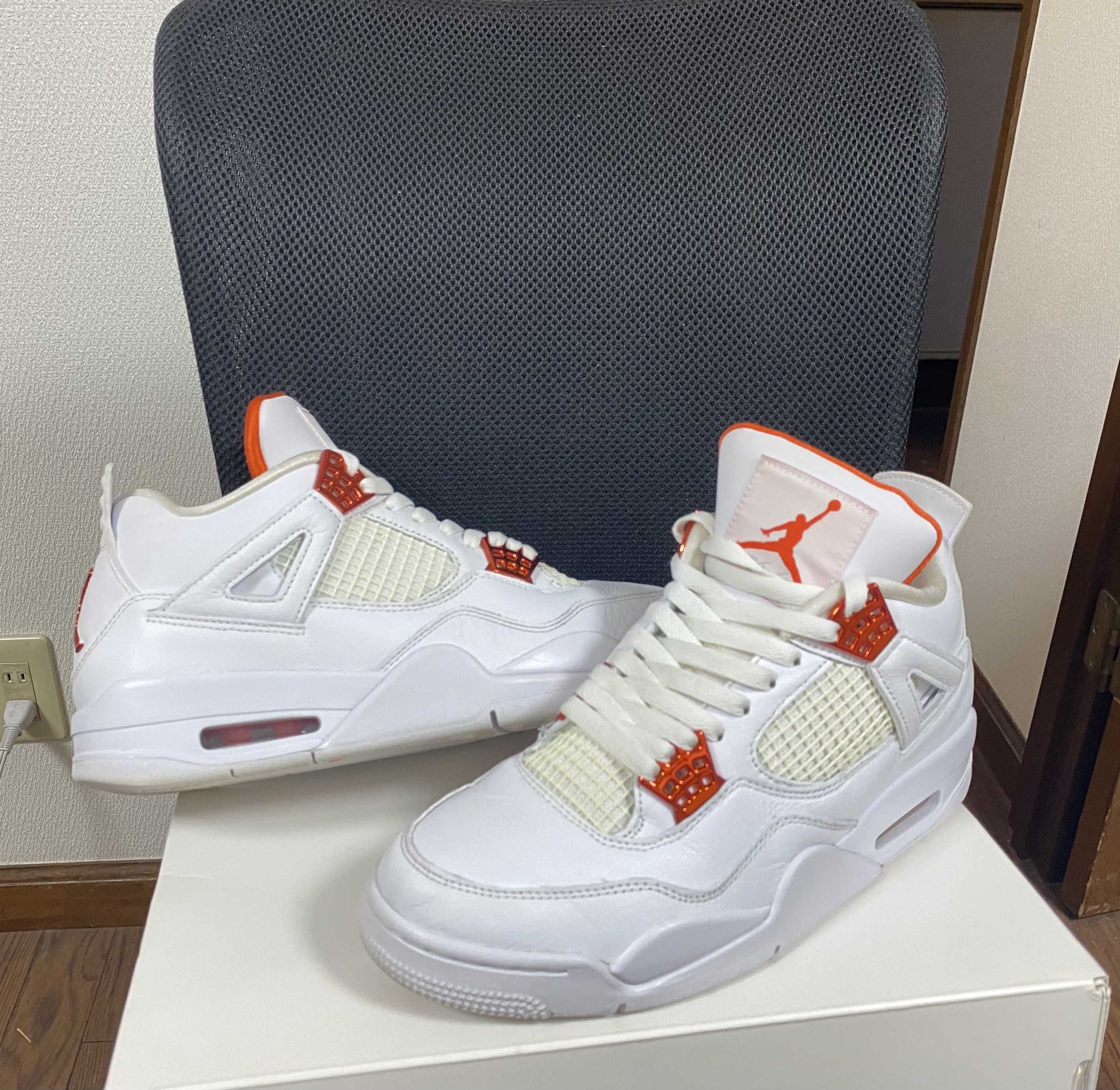 Nike Air Jordan 4 Retro "White/Team Orange"