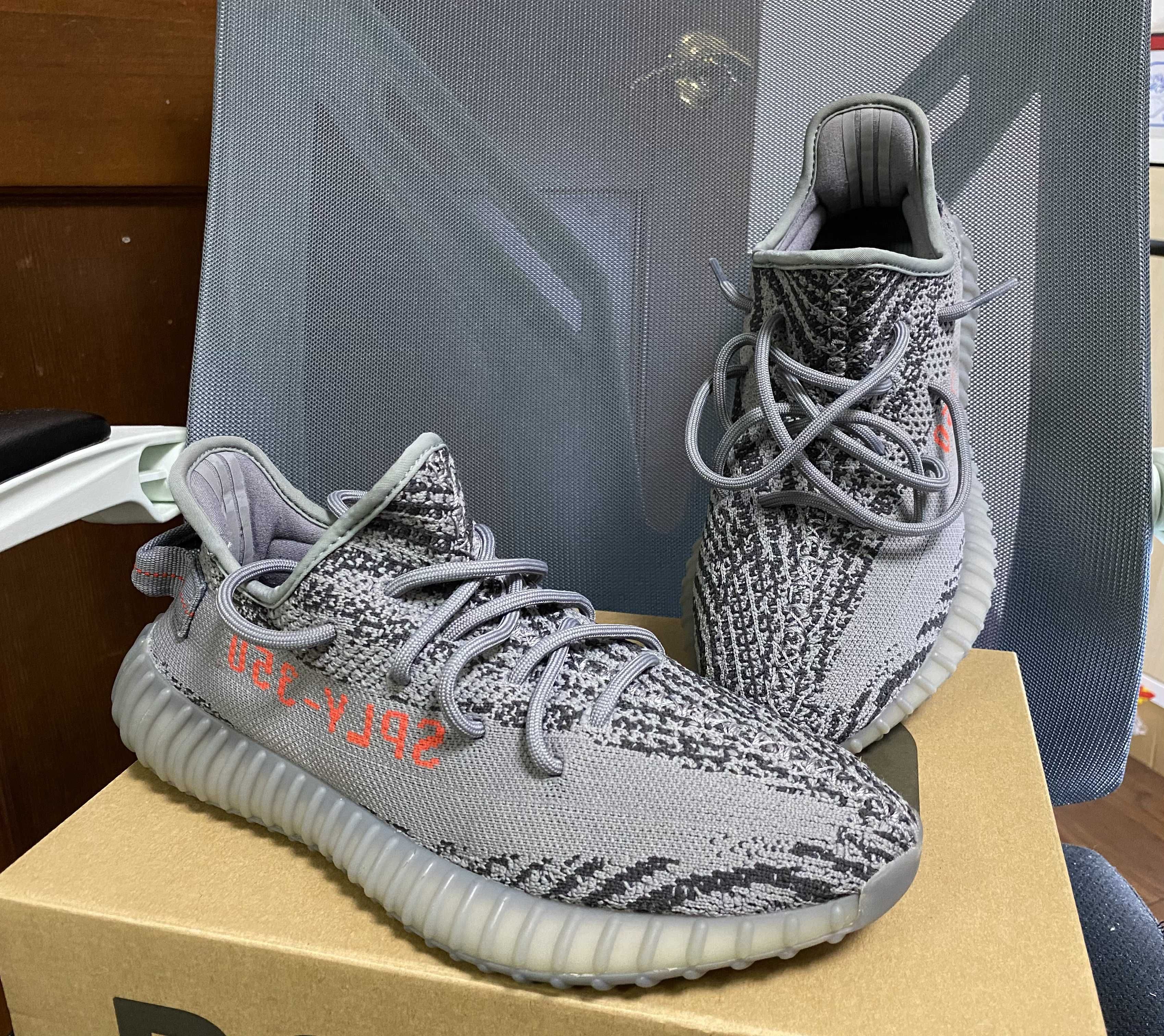 adidas Yeezy Boost 350 V2 "Grey/Bold Orange/DGH Solid Grey"