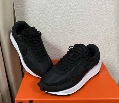 sacai × Nike LDV Waffle "Triple Black"