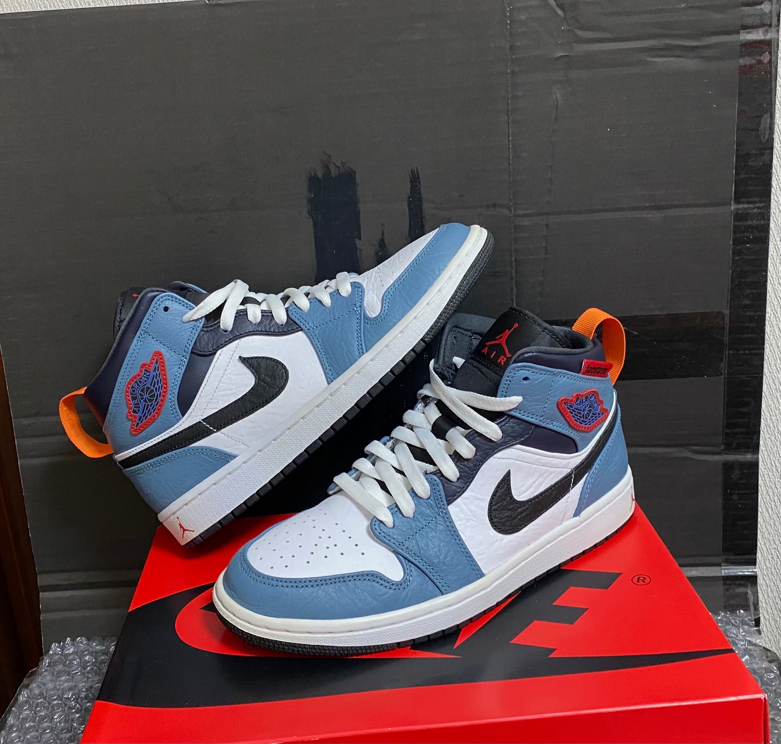 FACETASM × Nike Air Jordan 1 Mid "White/Navy"