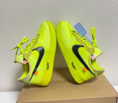 Off-White × Nike Air Force 1 Low "Volt"