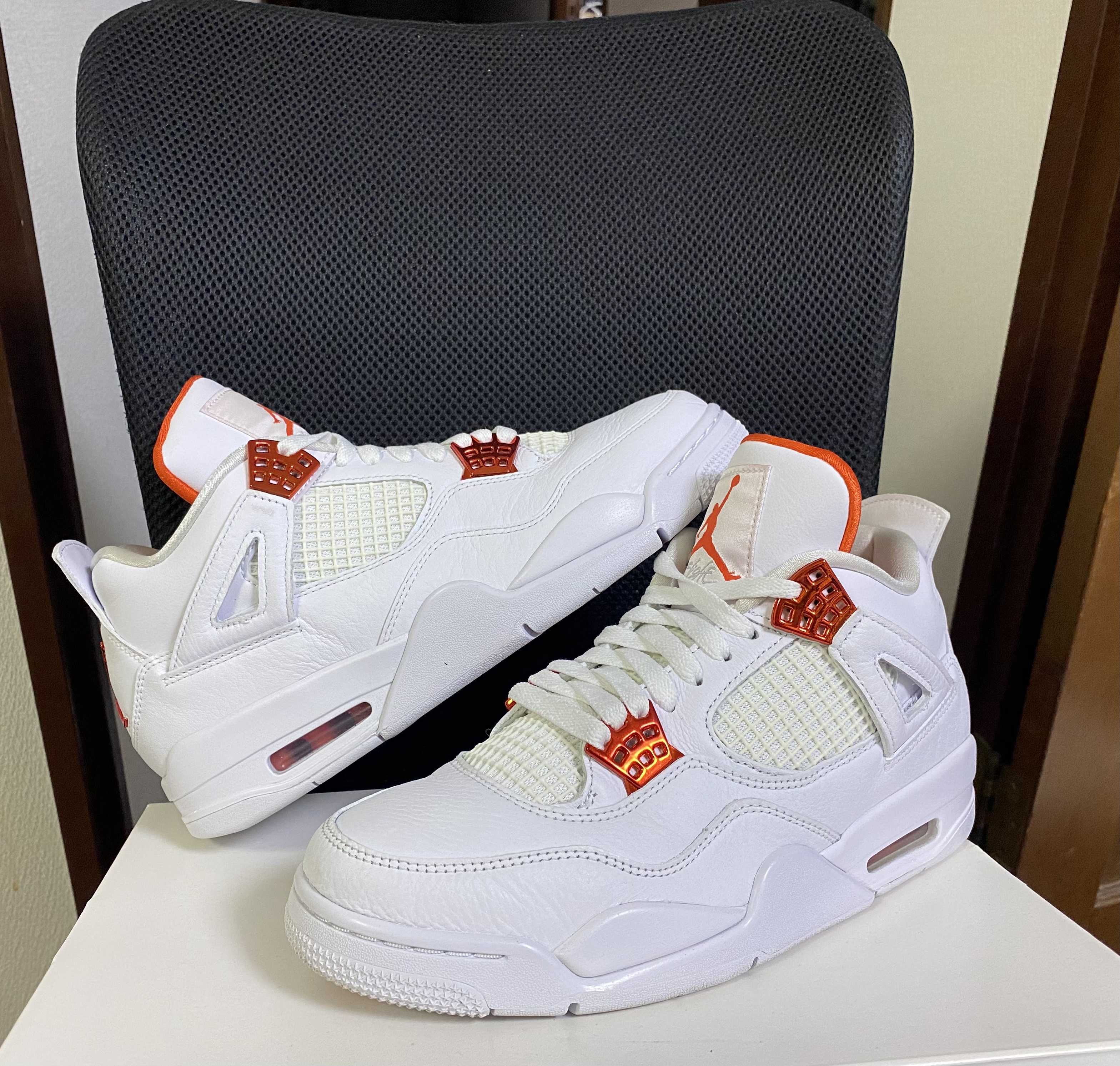 Nike Air Jordan 4 Retro "White/Team Orange"