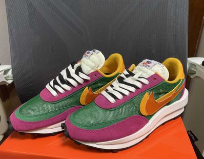 sacai × NIKE LDV WAFFLE "PINE GREEN"