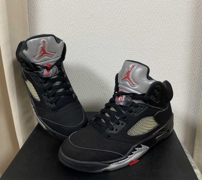 Nike Air Jordan 5 Retro OG "Black/Fire Red/Metallic Silver/White" (2016)