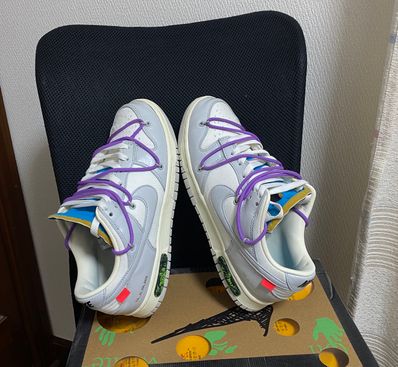 Off-White × Nike Dunk Low "Sail/Neutral Gray"