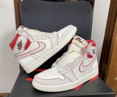 Nike Air Jordan 1 Retro High OG "Sail/University Red"