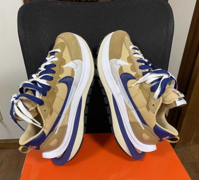 Sacai × Nike Vapor Waffle "Sesame And Blue Void"