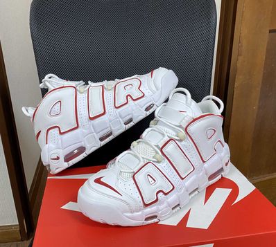 NIKE AIR MORE UPTEMPO "WHITE/VARSITY RED" (2021)