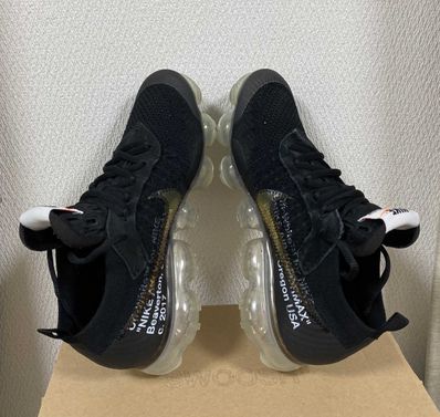 Off-White × Nike Air Vapormax "Black/Total Orange/Clear"