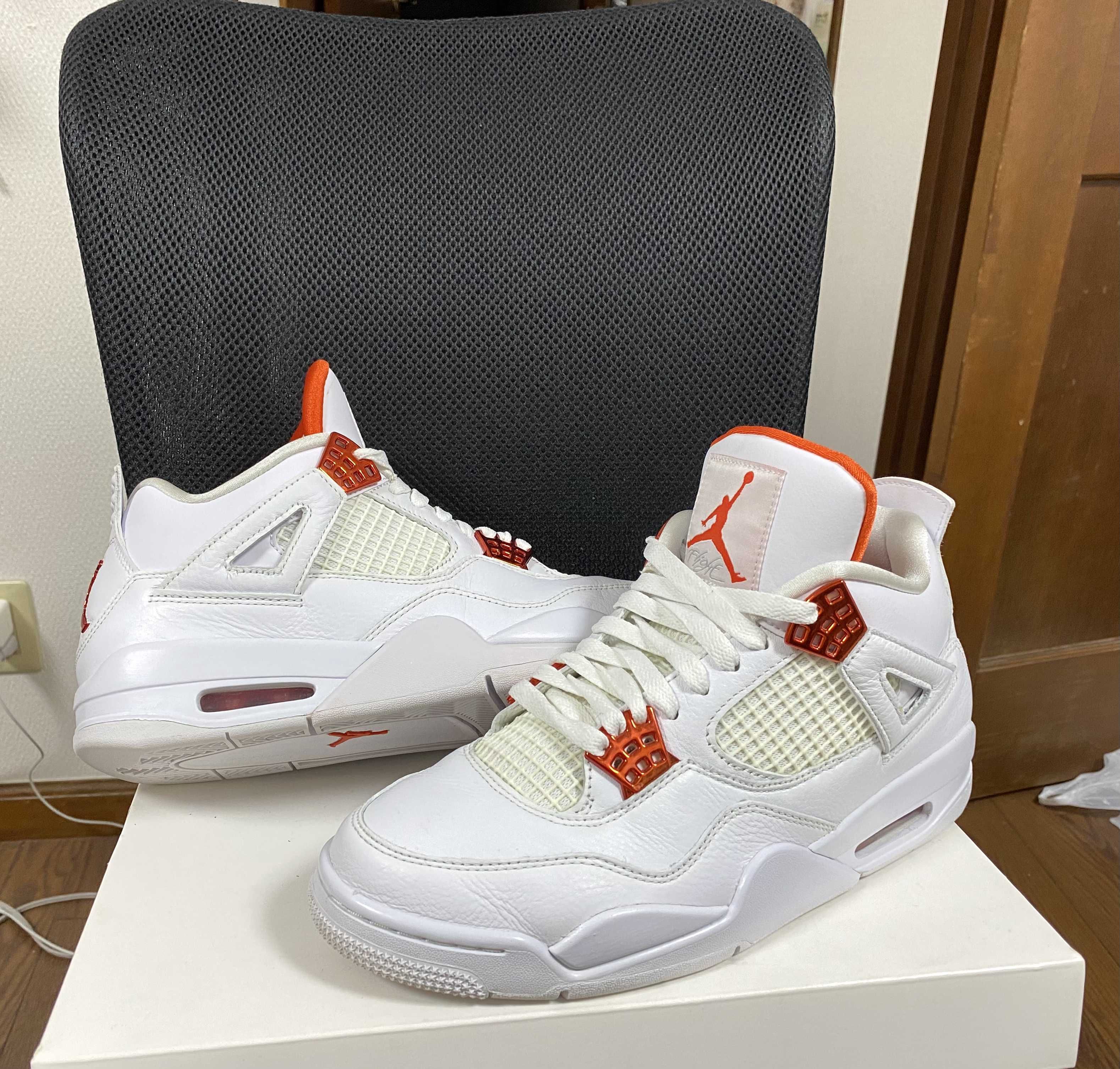 Nike Air Jordan 4 Retro "White/Team Orange"