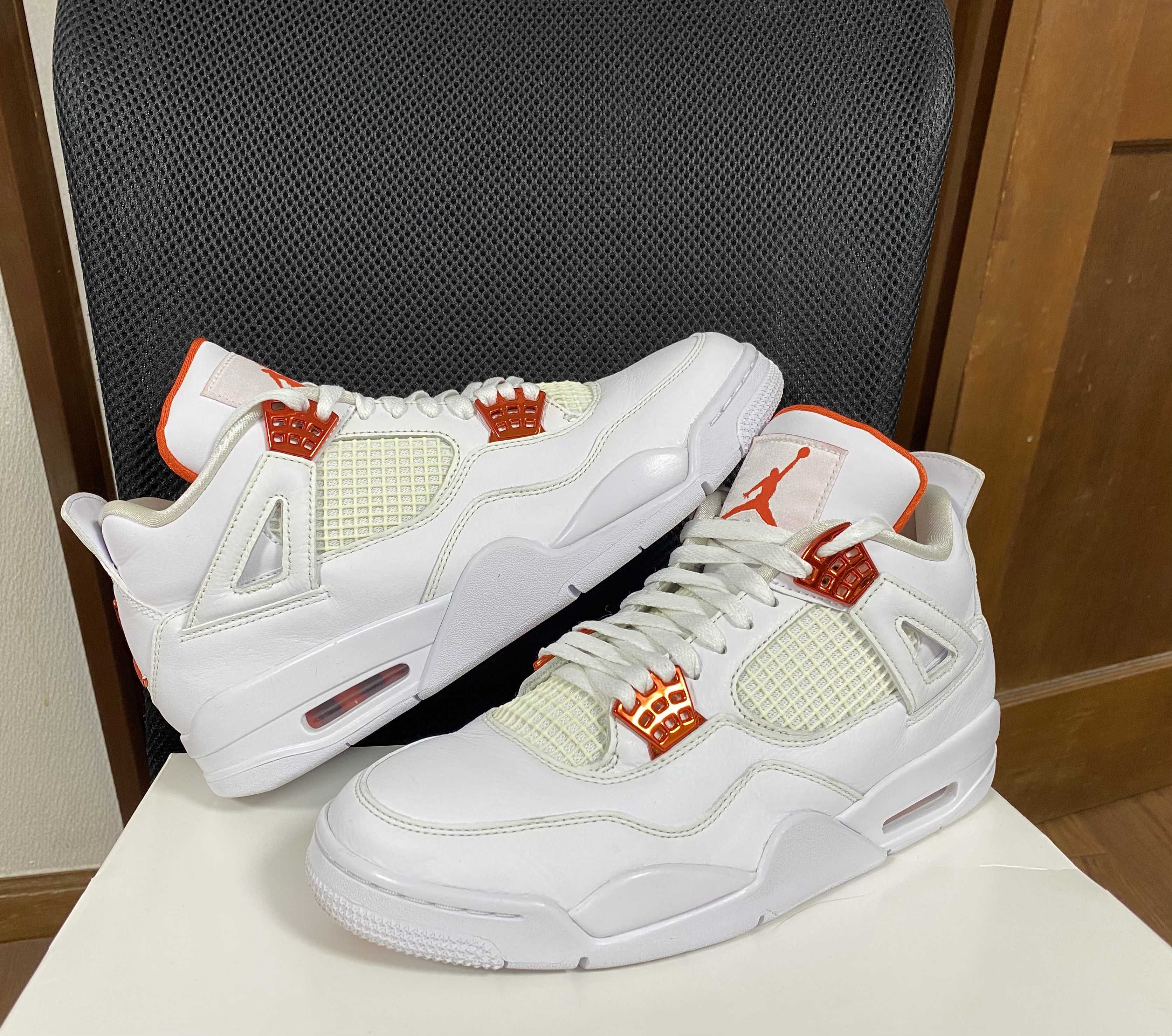 Nike Air Jordan 4 Retro "White/Team Orange"