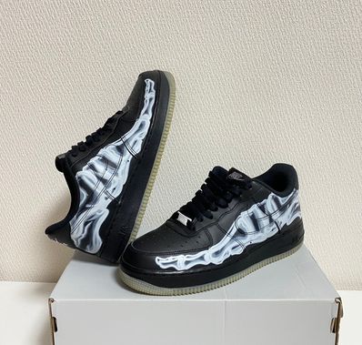 Nike Air Force 1 Low "Black Skeleton"