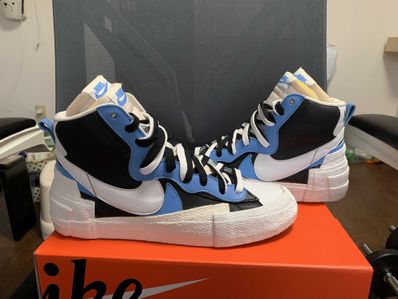 sacai × NIKE BLAZER MID "BLACK / BLUE"