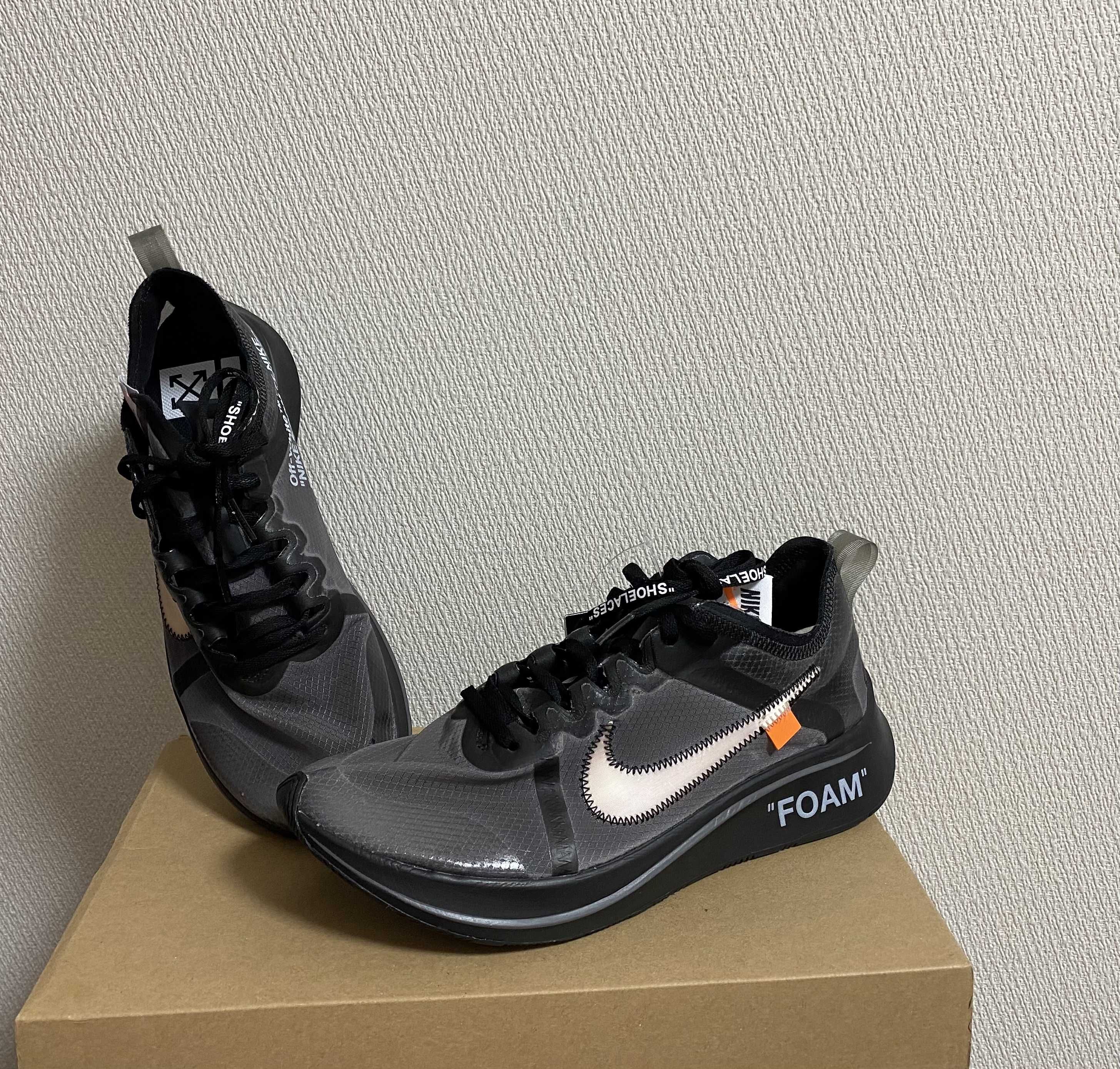 Off-White × Nike Zoom Fly "Black"