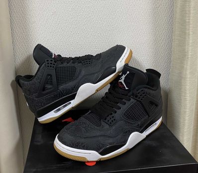 Nike Air Jordan 4 Retro "Laser Black/Gum"