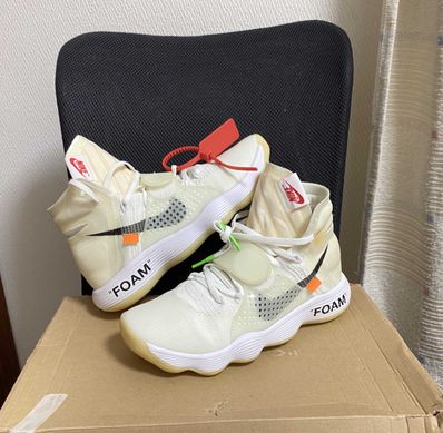 Off-White × Nike React Hyperdunk 2017 Flyknit "The 10/White"