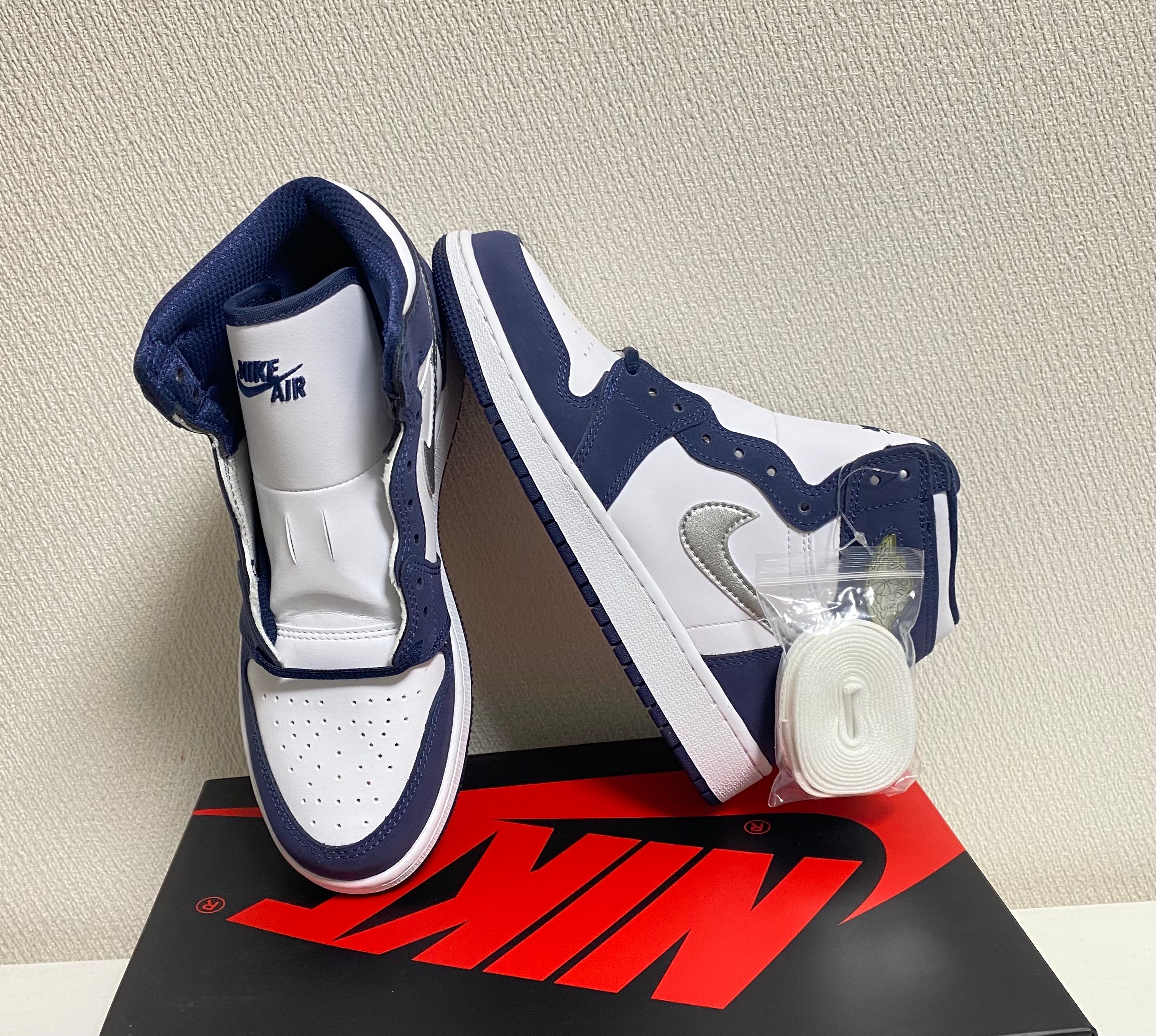 Nike GS Air Jordan 1 High OG CO.JP "Midnight Navy" (2020)(ブリーフケースなし)
