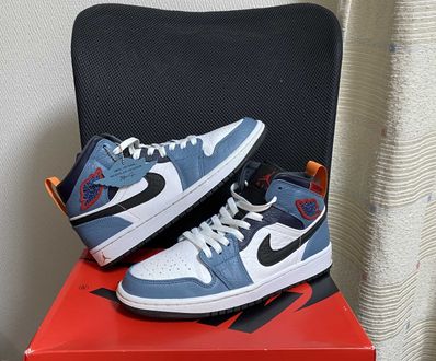 FACETASM × Nike Air Jordan 1 Mid "White/Navy"