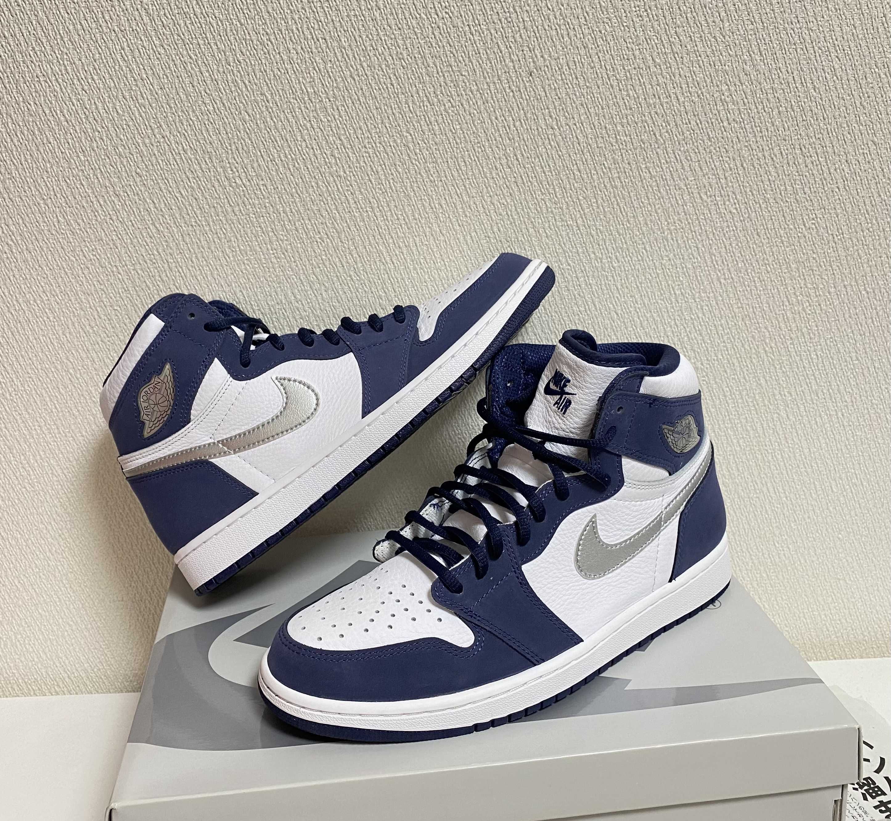Nike Air Jordan 1 High OG CO.JP "White/Midnight Navy" (2020)(ブリーフケースなし)