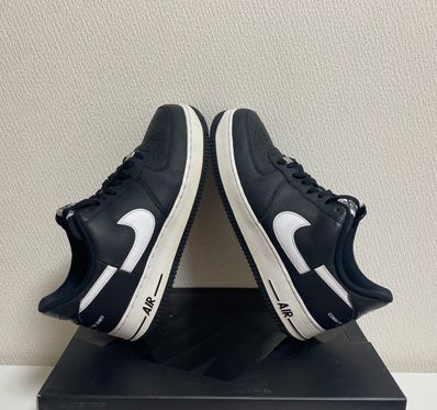 Supreme × COMME des GARCONS SHIRT × Nike Air Force 1 Low "Black/White" (2018)