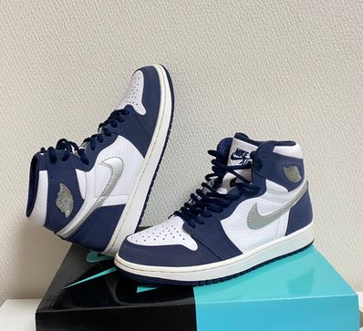 Nike Air Jordan 1 High OG CO.JP "White/Midnight Navy" (2020)(ブリーフケースなし)