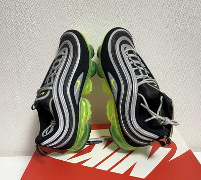 Nike Air Vapormax '97 "Black/Volt-Metallic Silver"