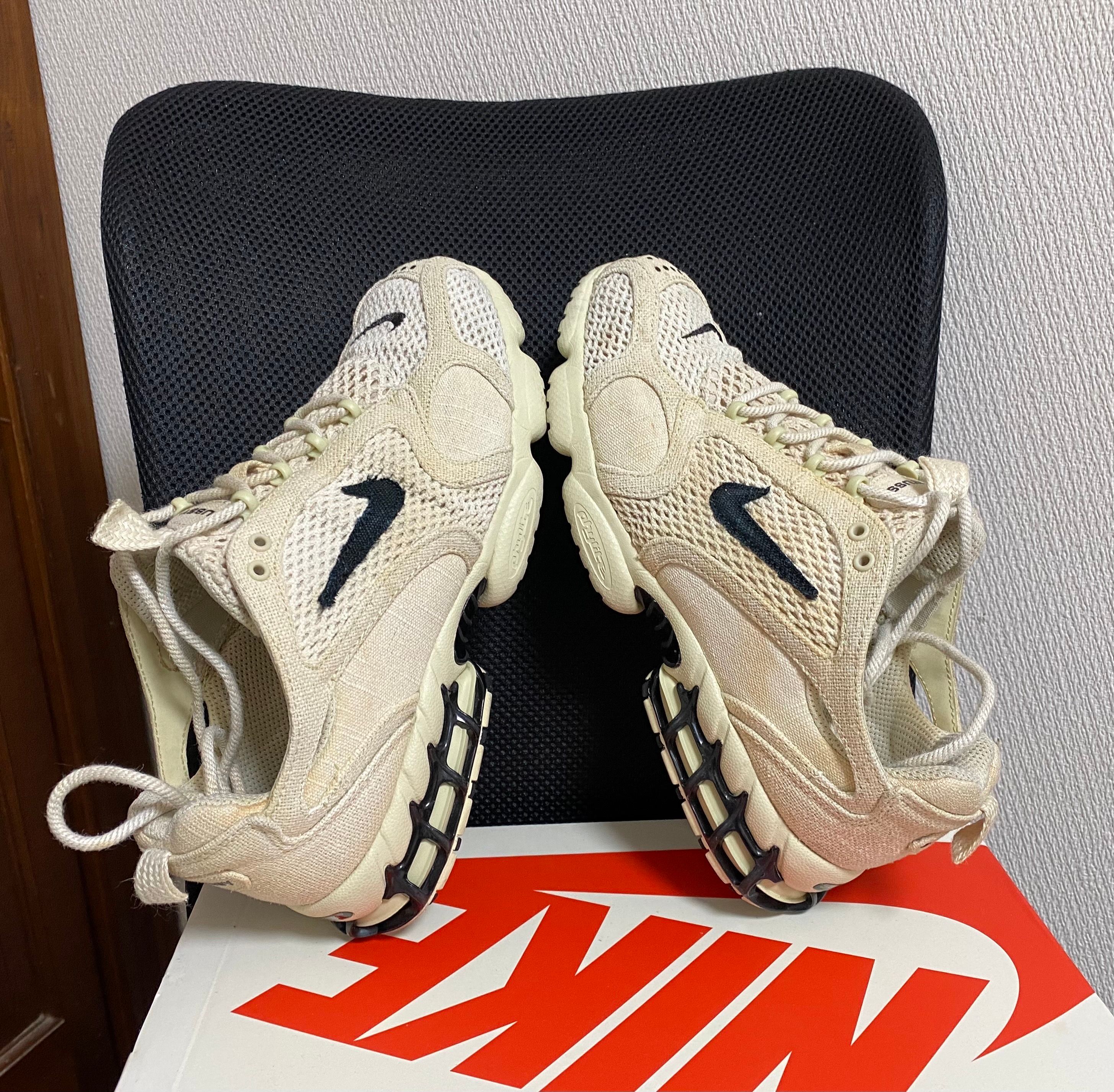 Stussy × Nike Air Zoom Spiridon CG 2 "Fossil/Black"